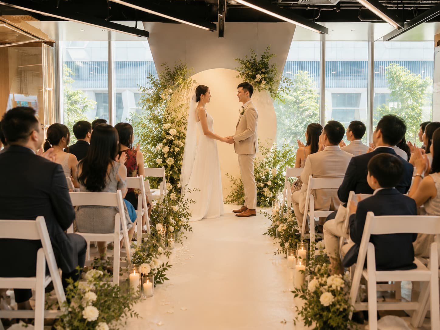 A wedding solemnisation styled at OurSecondHome.