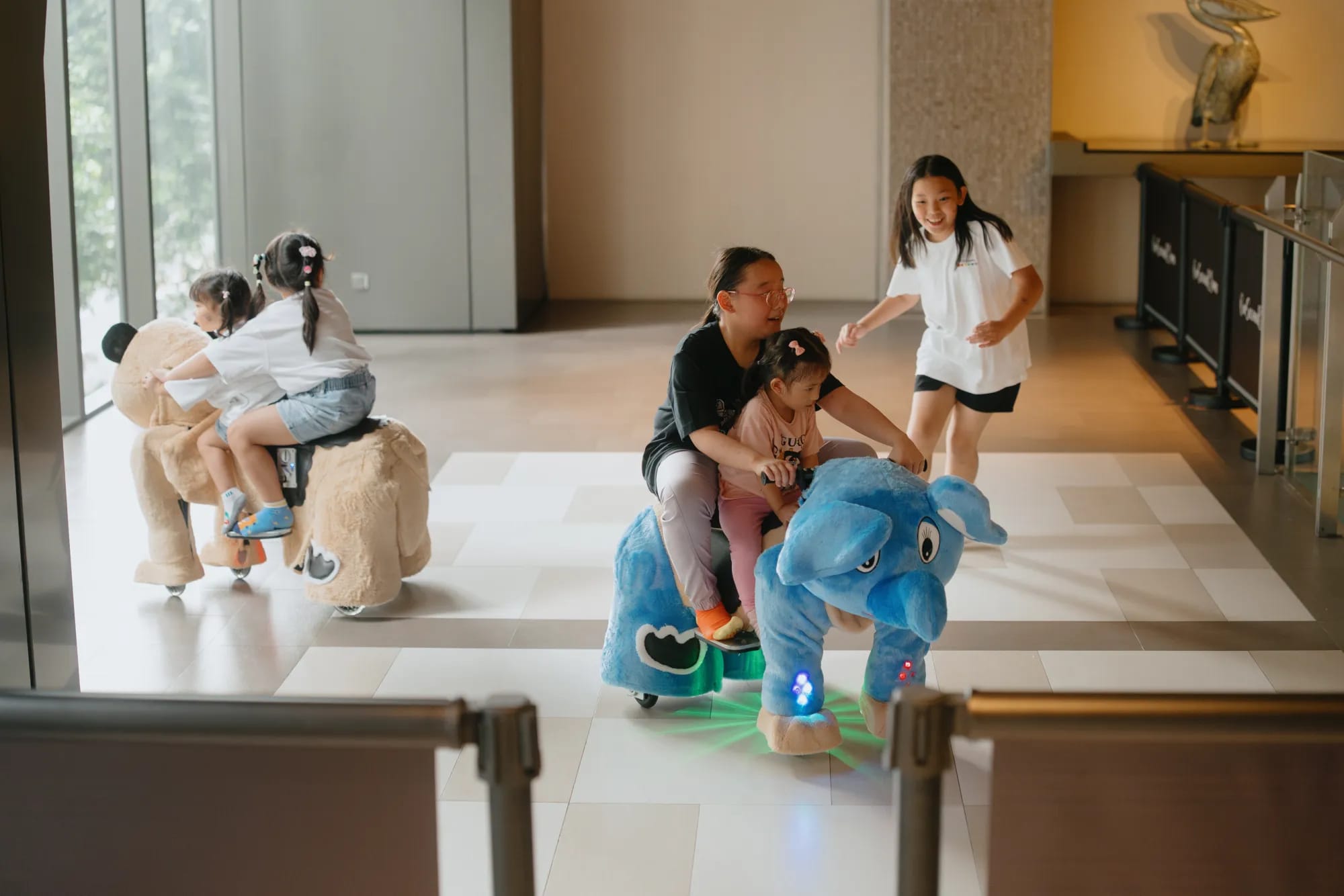 Electronic animal rides