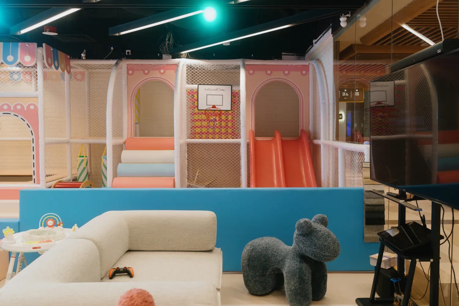 Soft play and indoor playground