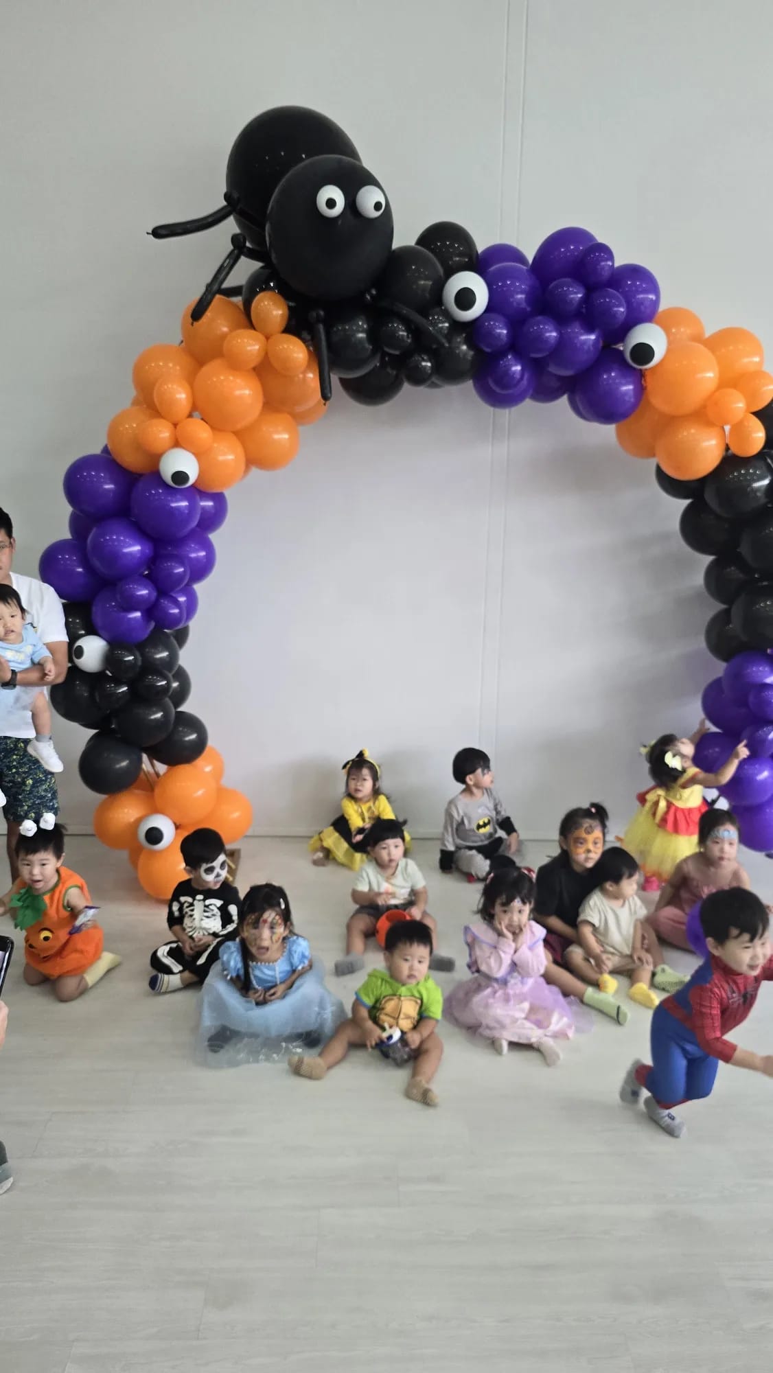 Spooky Halloween set-up for the little ones