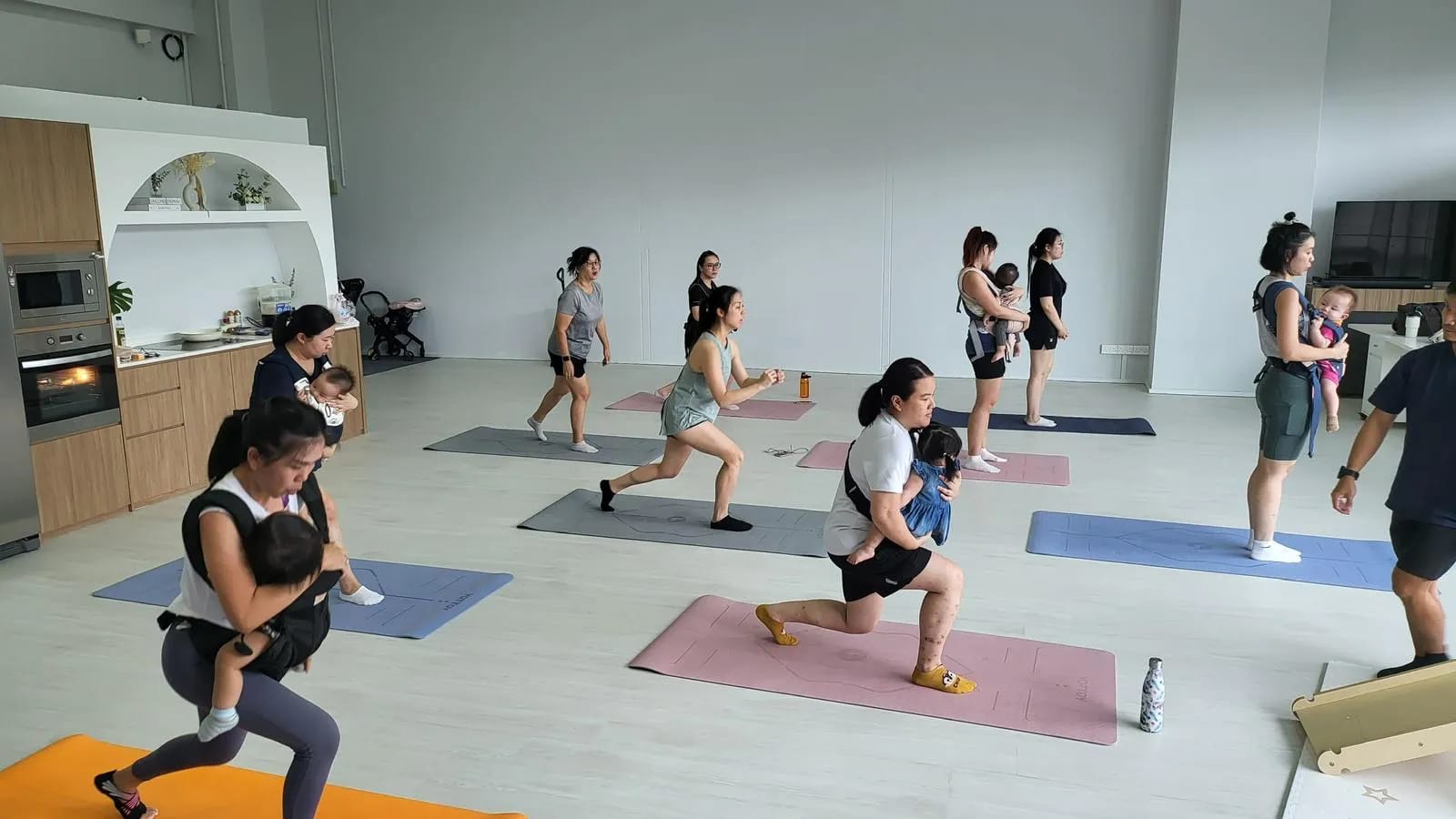 Mum and baby exercise class at OurSecondHome
