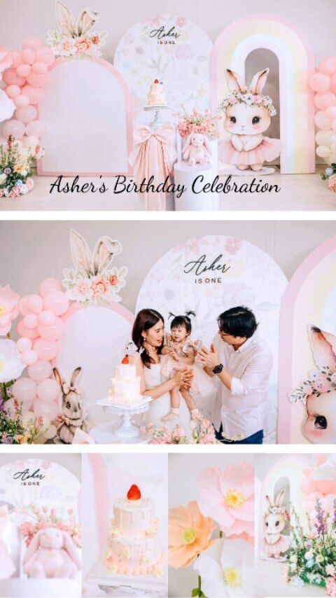 Reminiscing Asher's 1st Birthday celebration at @oursecondhome.sg !

Venue and backdrop setup: @oursecondhome.sg 
Photography: @alphasnowphotography 
Catering: @onandondiners 
Dessert table styling & florals: @mente.floreale 
Cake: @blissfulmoonbakery