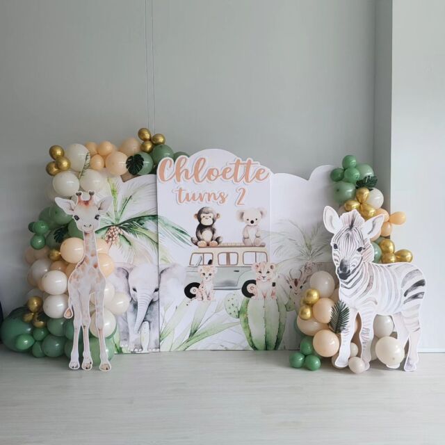 Animal themed set-up for Chloette's 2nd Birthday!

Venue and styling: @oursecondhome.sg 
Catering: @onandondiners

#oursecondhomesg #eventsg #eventspace #birthdaysg #animaltheme #animalthemeparty